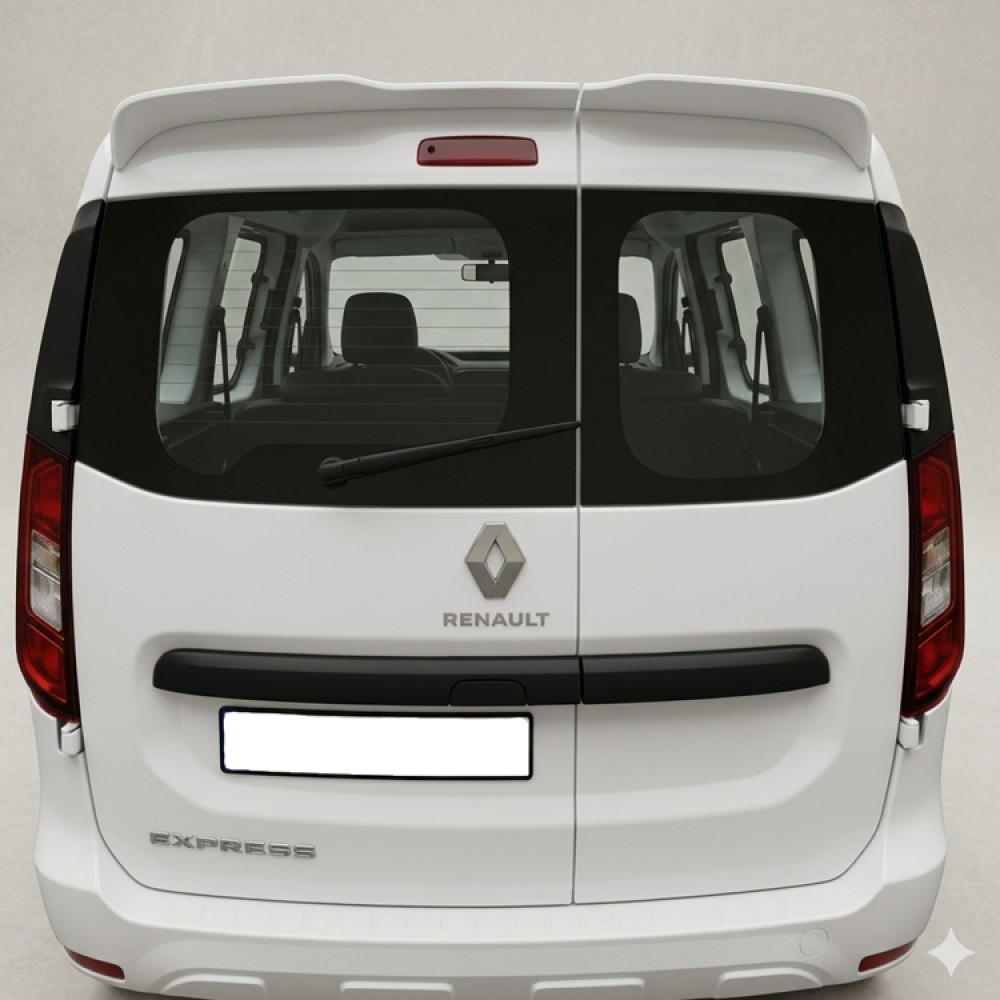 Renault Express Çift Kapı (2021-2026) BOYASIZ Spoiler (Plastik)