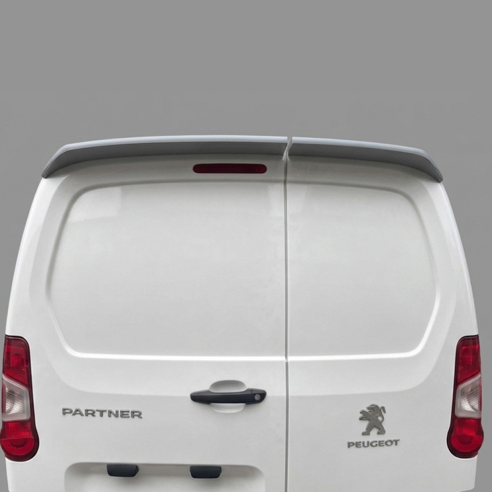 Peugeot Partner Çift Kapı (2009-2026) Sport Style Spoiler BOYASIZ (Plastik)