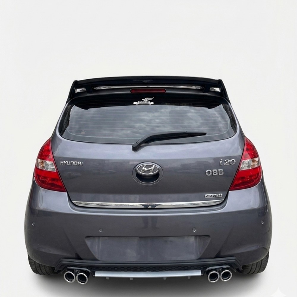 Hyundai i20  (2008-2013) Üniversal Spoiler BOYASIZ (Plastik)