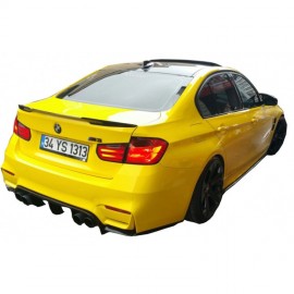BMW 3 Serisi F30 (2012- 2018) Vorsteiner M3 Model Difuzör (Plastik)