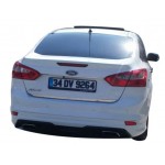Ford Focus 3 Serisi (2012 - 2015) Sedan Kasa Arka Tampon Eki (Plastik)
