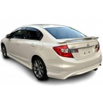 Honda Civic FB7 Serisi (2012 - 2015) Modulo Black Edition Arka Tampon Eki (Plastik)