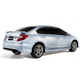 Honda Civic FB7 Serisi (2012 - 2015) Modulo Black Edition Arka Tampon Eki (Plastik)