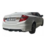 Honda Civic FB7 Serisi (2012 - 2015) Mugen RR Arka Tampon Eki (Plastik)