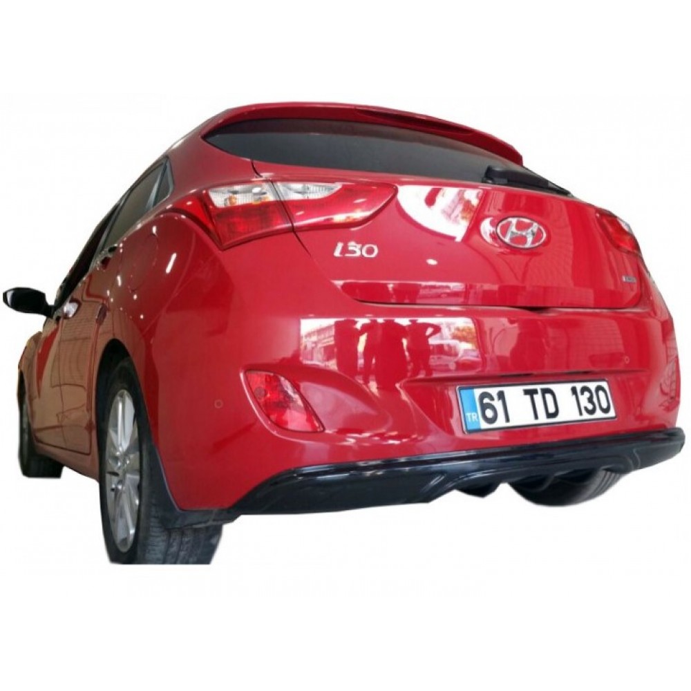 Hyundai i30 Serisi (2011 - 2016) Egzoz Görünümlü Difüzör (Plastik)