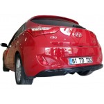 Hyundai i30 Serisi (2011 - 2016) Egzoz Görünümlü Difüzör (Plastik)