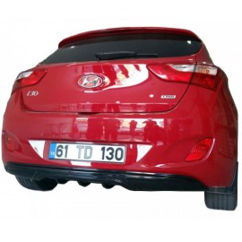 Hyundai i30 Serisi (2011 - 2016) Egzoz Görünümlü Difüzör (Plastik)