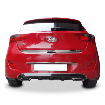 Hyundai i30 Serisi (2011 - 2016) Egzoz Görünümlü Difüzör (Plastik)