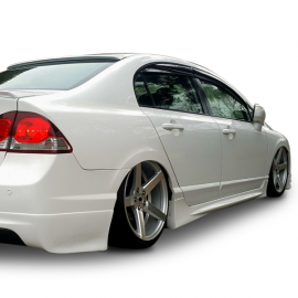 Honda Civic Serisi FD6 (2006-2012) Mugen Model Yan Marşpiyel Seti (Plastik)