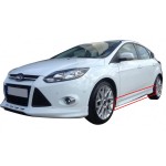 Ford Focus 3 HB - Sedan (2012 - 2015) Yan Marşpiyel Seti (Plastik)