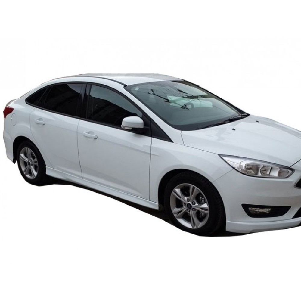 Ford Focus 3 Serisi (2012-2015) Sedan Yan Marşpiyel Seti (Plastik)