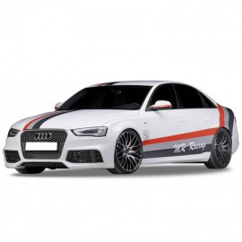 Audi A4 Serisi B8/B8,5 (2008-2015) RS4 Model Yan Marşpiyel Seti (Plastik)