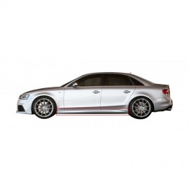 Audi A4 Serisi B8/B8,5 (2008-2015) RS4 Model Yan Marşpiyel Seti (Plastik)