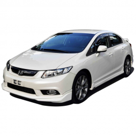 Honda Civic Serisi FB7 (2012-2016) Modulo Black Edition Model Yan Marşpiyel Seti (Plastik)