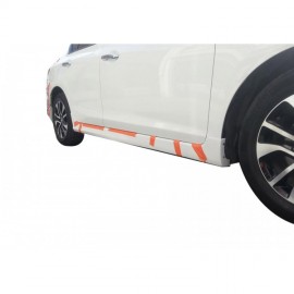 Honda Civic Serisi FB7 (2012-2016) Modulo Black Edition Model Yan Marşpiyel Seti (Plastik)