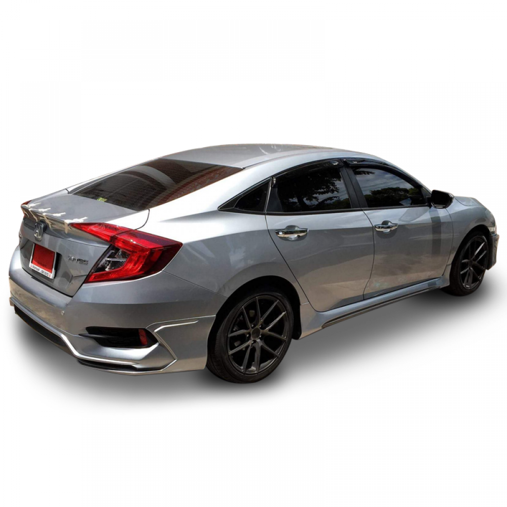 Honda Civic Serisi FC5 Sedan (2015-2020) Turbo Model Yan Marşpiyel Seti (Plastik)