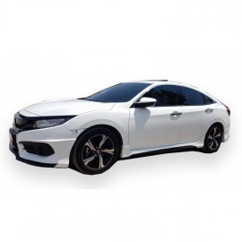 Honda Civic Serisi FC5 Sedan (2015-2020) Turbo Model Yan Marşpiyel Seti (Plastik)
