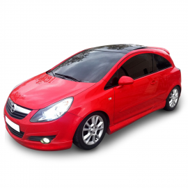 Opel Corsa D (2007-2015) OPC 2 kapılı (Coupe) Yan Marşpiyel Seti (Plastik) Opel Corsa D (2007-2015) OPC 2 kapılı (Coupe) Yan Marşpiyel Seti (Plastik)