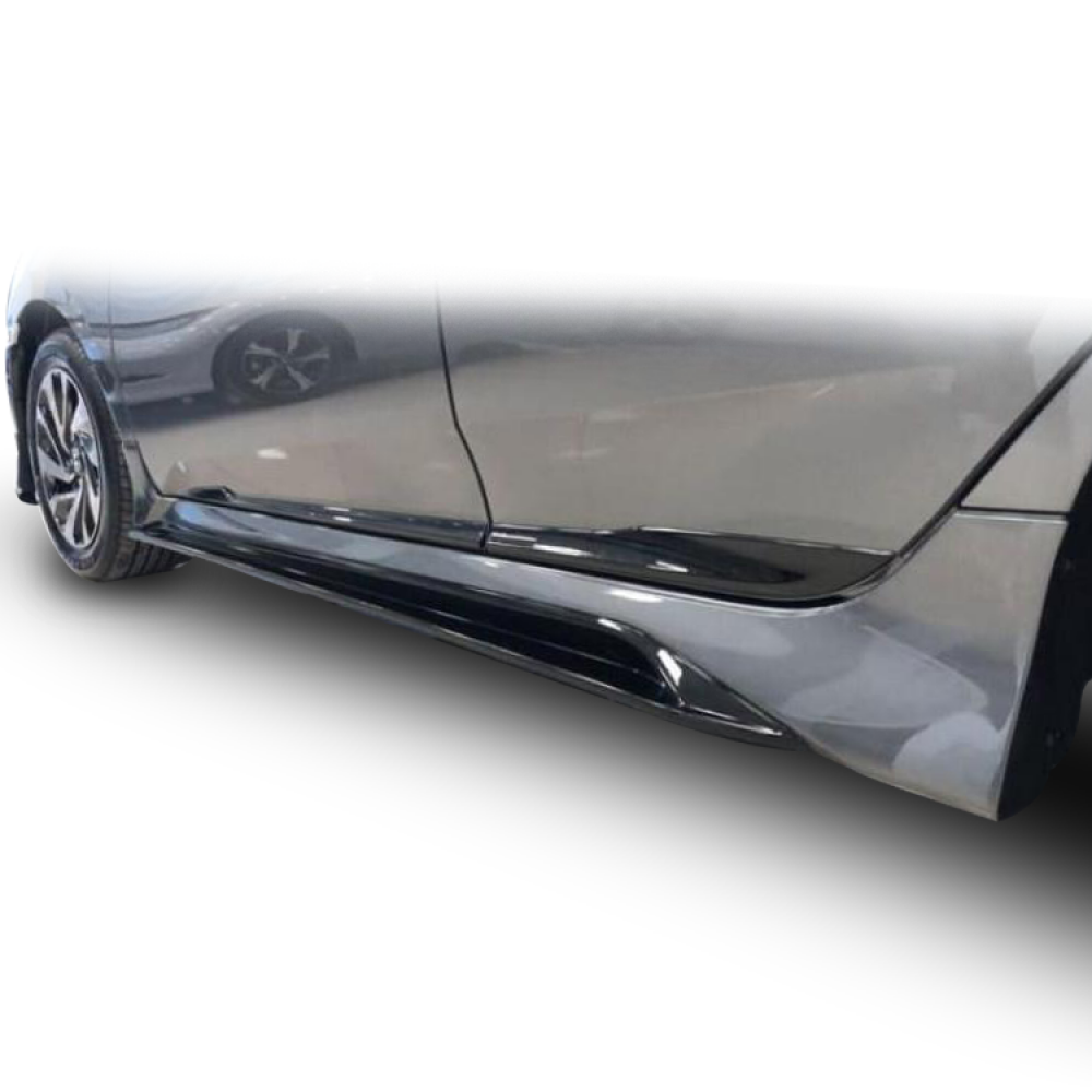 Honda Civic Serisi FC5 Sedan (2015-2020) Mugen Model Yan Marşpiyel Seti (Plastik)