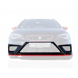 Seat Leon MK3 5F 2013 - 2016 FR - JE Desing Ön Tampon Kaşları (Plastik)