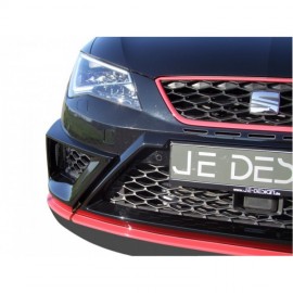 Seat Leon MK3 5F 2013 - 2016 FR - JE Desing Ön Tampon Kaşları (Plastik)